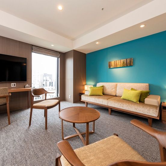 Living room view of Tokyu Stay Sapporo