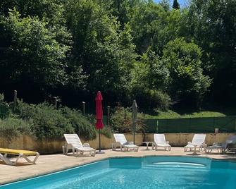 Gîte Jaune - House on 5 ha property, swimming pool, sauna, animals, - Sarrance - Piscina