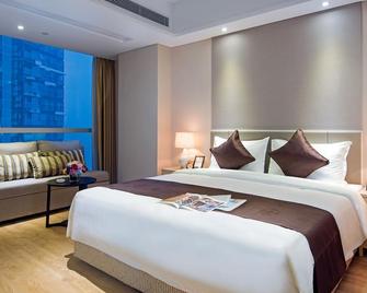 Tujia Somerset Palm Springs Chongqing Serviced Residence - Chongqing - Bedroom