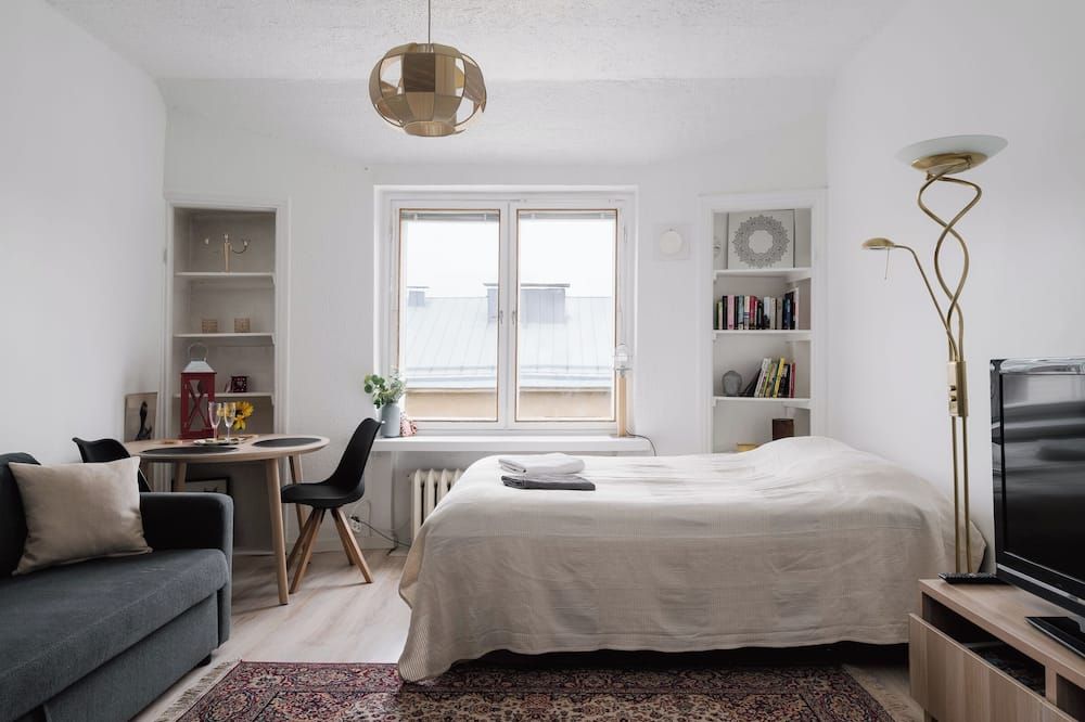Renovated Top Floor Studio in Kallio - הלסינקי - חדר שינה