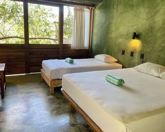 كوكوس هوتل - Zipolite - غرفة نوم