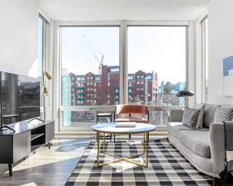 Cambridge 1BR w modern finishes BOS-584 - 케임브리지 - 거실
