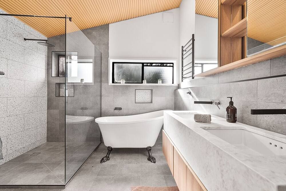 Shed House Lux Farm Stay - Buninyong - Baño