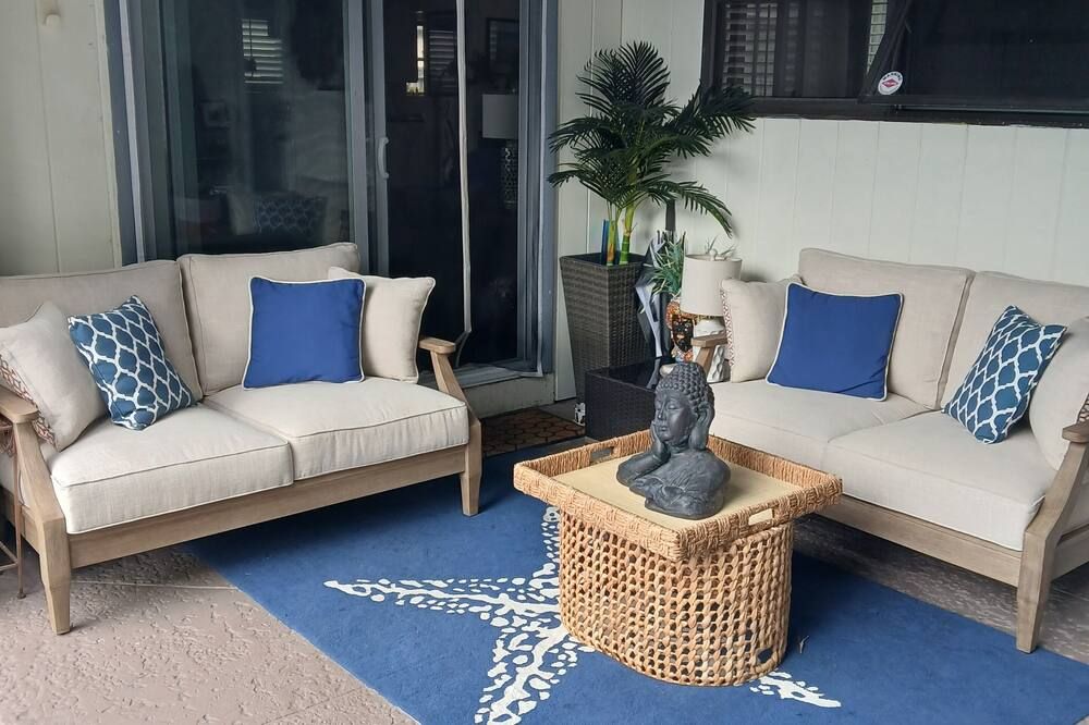 The Place, a beautiful private and quiet, cozy, room with microwave refrig. - Fort Lauderdale - Vardagsrum