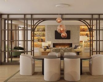 2-bedroom Exquisite Luxury Retreat Fully Furnished Apartment Dallas - Farmers Branch - Lounge