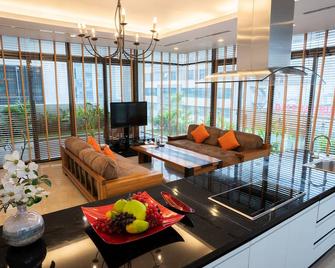 ماى واى هوتل آند ريزيدانس - هانوي - غرفة معيشة