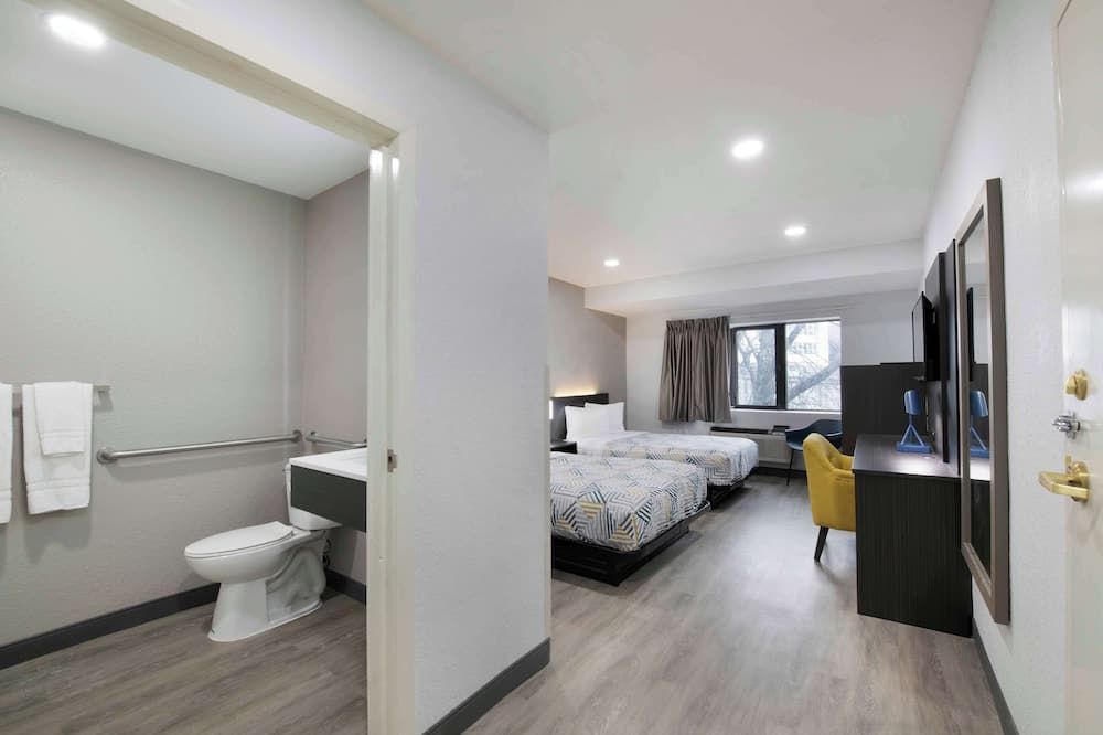 Motel 6-Atlanta, Ga - Downtown - אטלנטה - חדר שינה