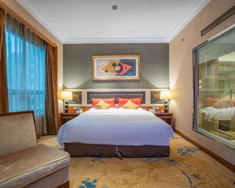 Jinma Palace International Hotel - האנגג'ואו - חדר שינה