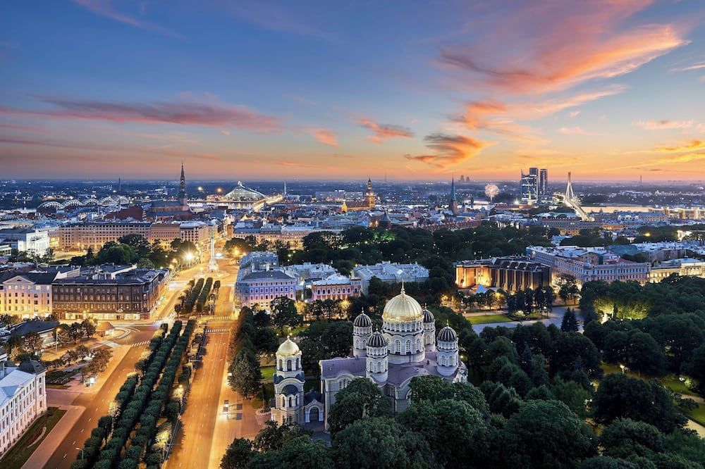 Outdoors view view of Radisson Blu Latvija Conference & Spa Hotel, Riga
