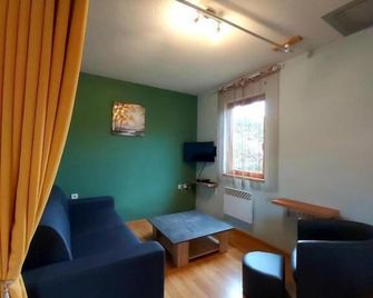 Le Hameau du Comté de Foix - Mercus-Garrabet - Wohnzimmer