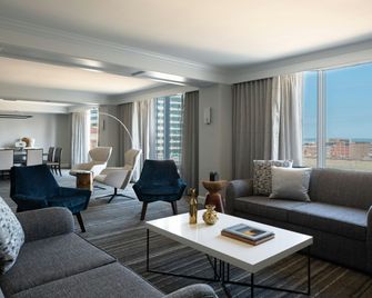 كانساس سيتي ماريوت ميدتاون - مدينة كانساس - غرفة معيشة