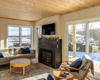 La Maison de Cedre - Moderne, Spa, Bord de l'eau - Saint-Romain - Living room