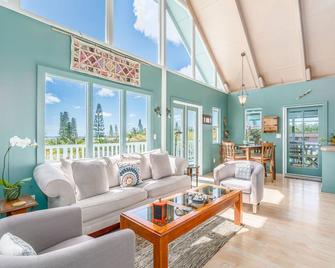 Hale Kukui OIa home - Pahoa - Pokój dzienny
