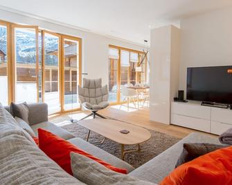 Panoramapark Soleil F - Lauterbrunnen - Sala de estar