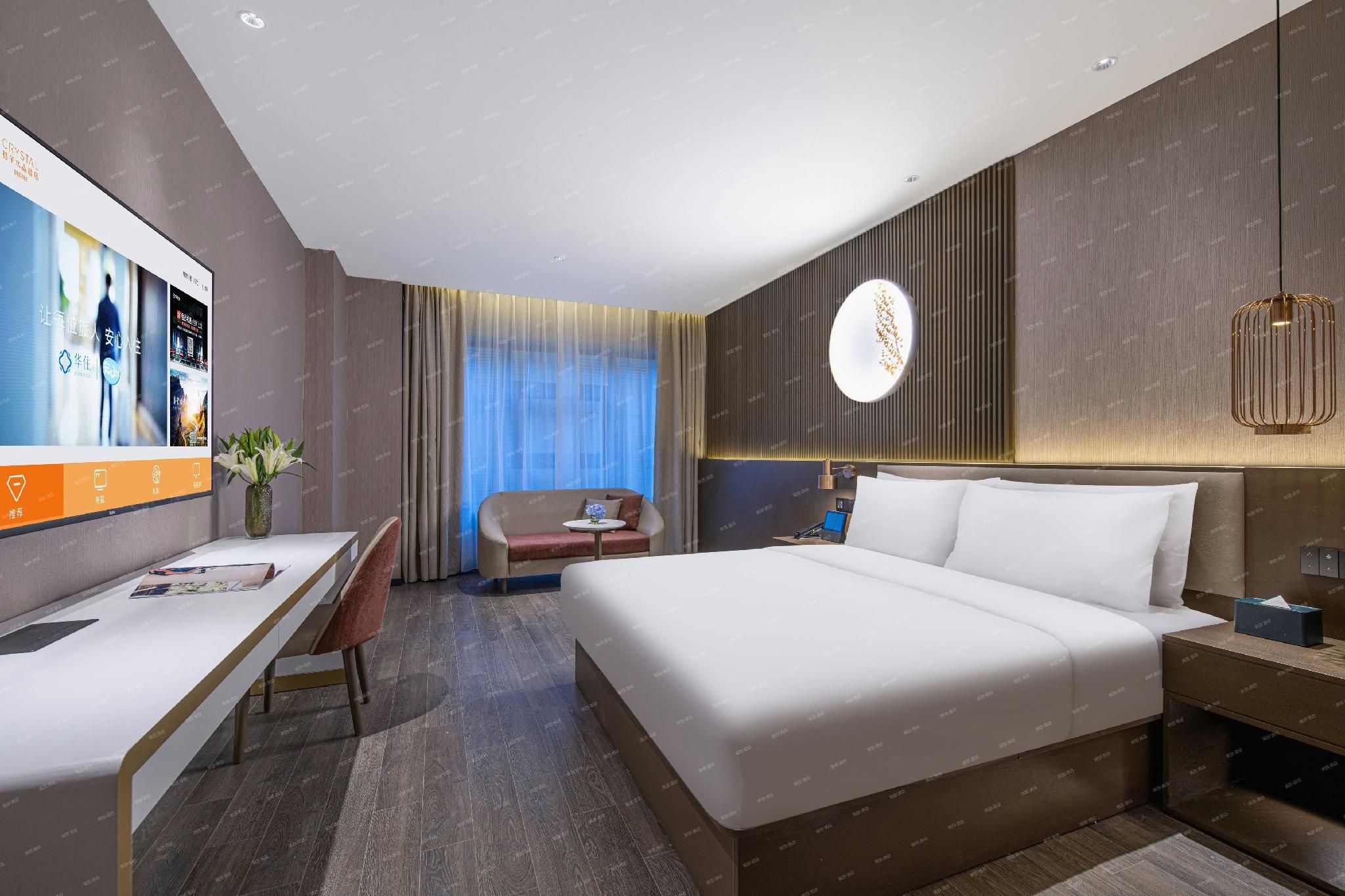 Crystal Orange Hotel Tianjin Binjiang Avenue Pedestrian Street - تيانجين - غرفة نوم