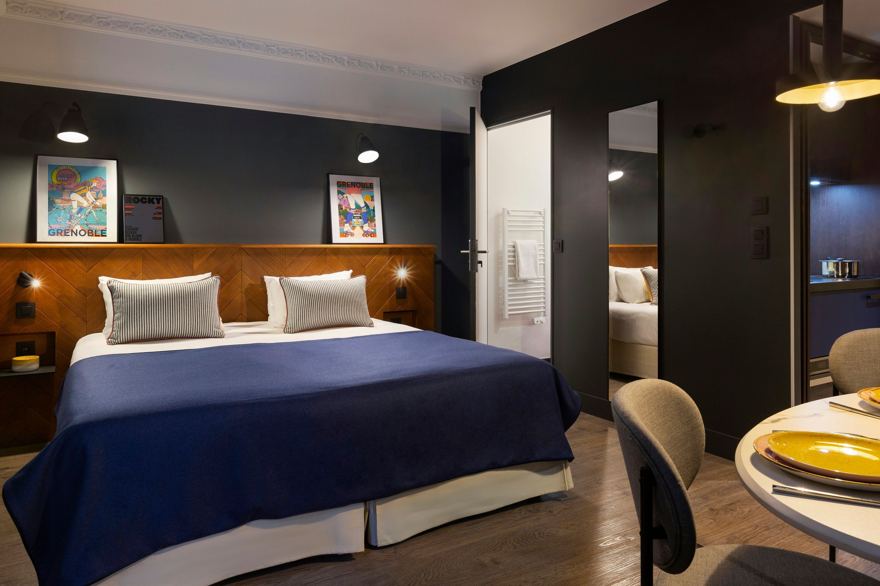 Rockypop Grenoble Hotel - גרנובלה - חדר שינה