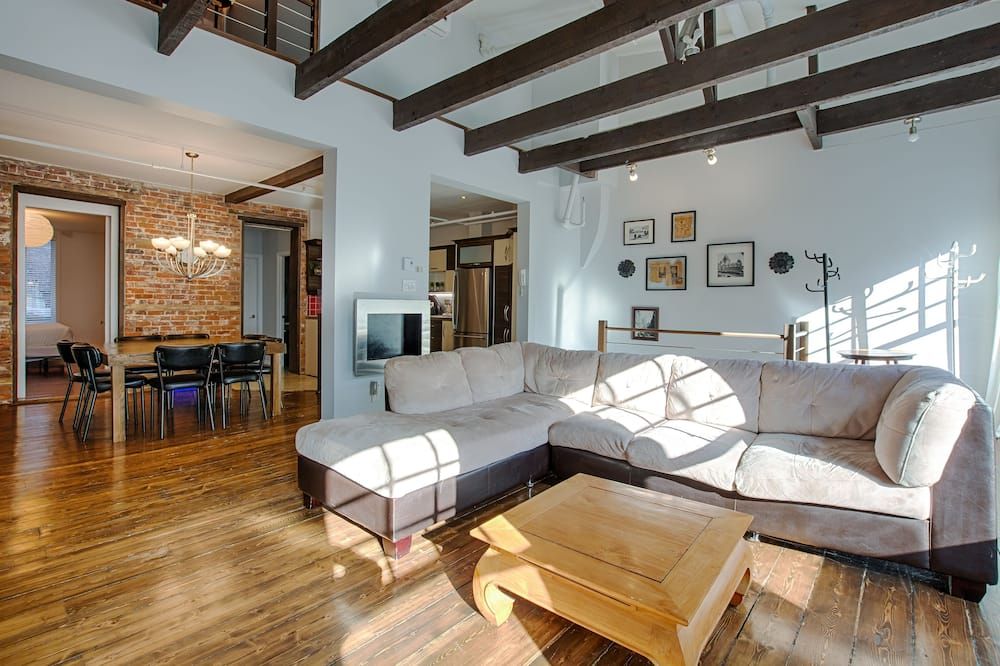 ليه لوفتساست ج و - باي لي لوفتس فيو كويبيك - كويبيك ستي - غرفة معيشة