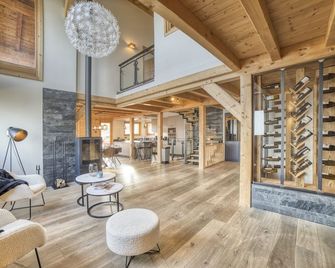 Chalet face au Mont-blanc - Sallanches - Salon