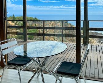 Oceanfront Apartment Estudio Acantilado - Quintay - Balcón