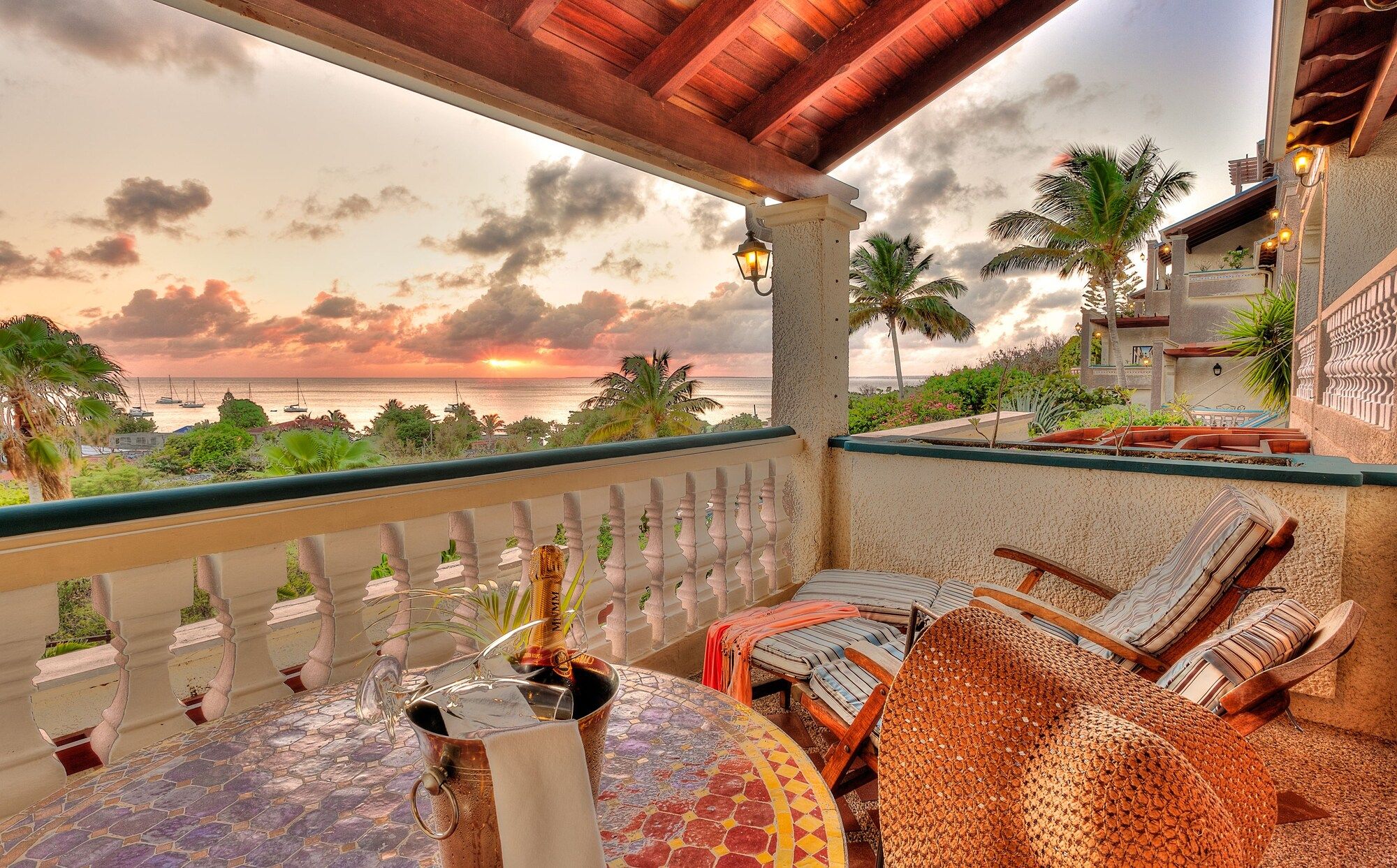 Hotel L'Esplanade - Grand-Case - מרפסת