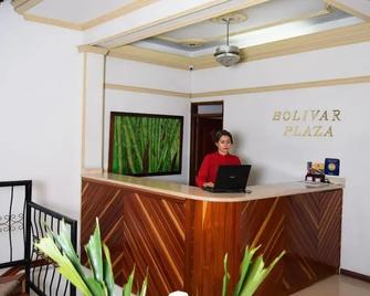 Hotel Bolivar Plaza - Manizales - Reception