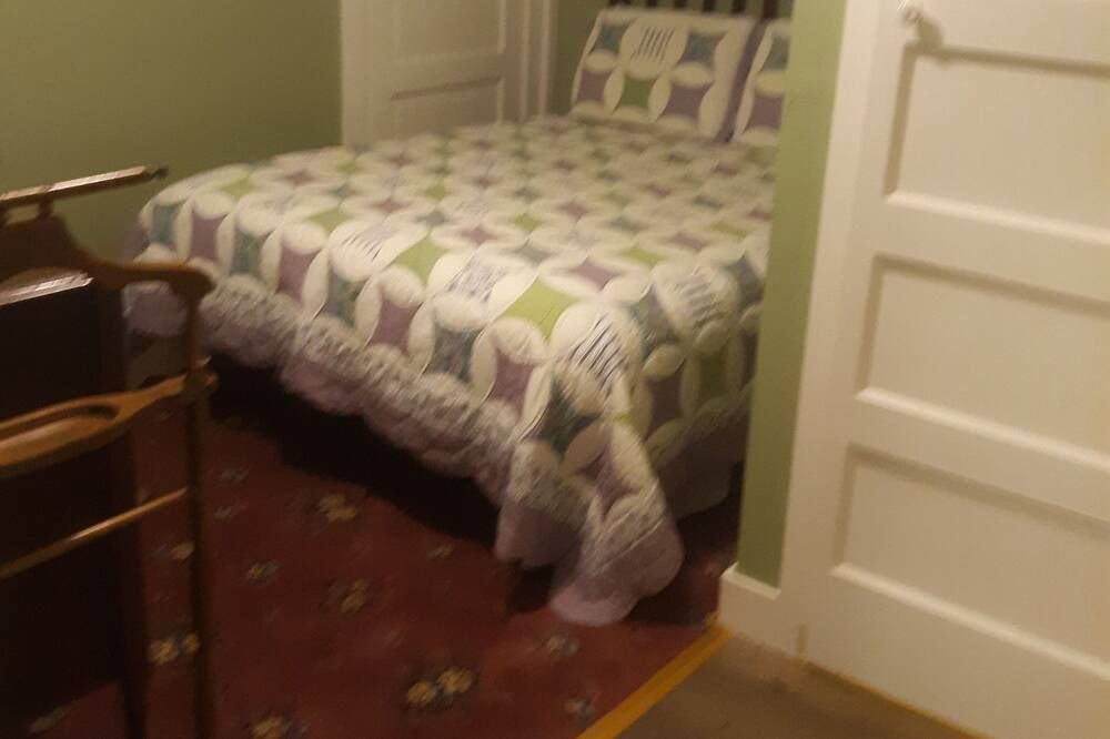 Bedroom view of Magnolia Gallery & Inn - lodging in an1864 building in a living ghost town.