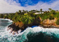 Stunning, majestic, oceanfront location, with an unmatched view. Hilo 2 miles. - Hilo - Outdoor view