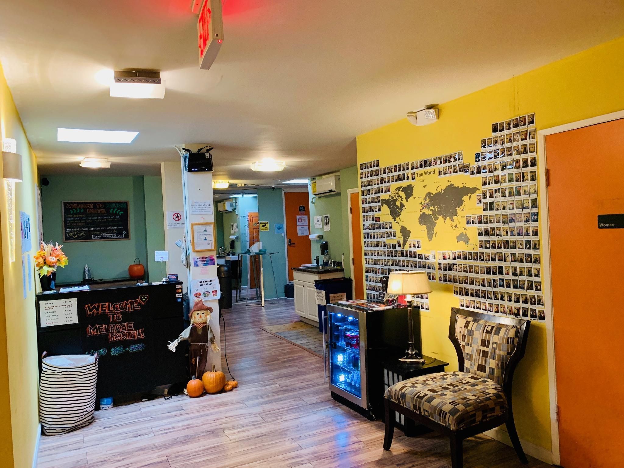 ميلروز هوستل - لوس أنجلوس - ردهة