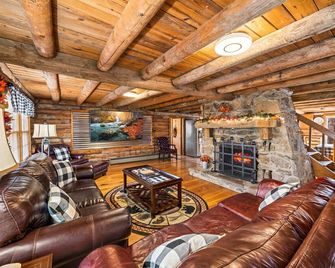 4 Cabins, Hottubs, Sauna, 16 acres, UTK/Neyland, Smokies, sleeps 31, Fishing - Knoxville - Living room