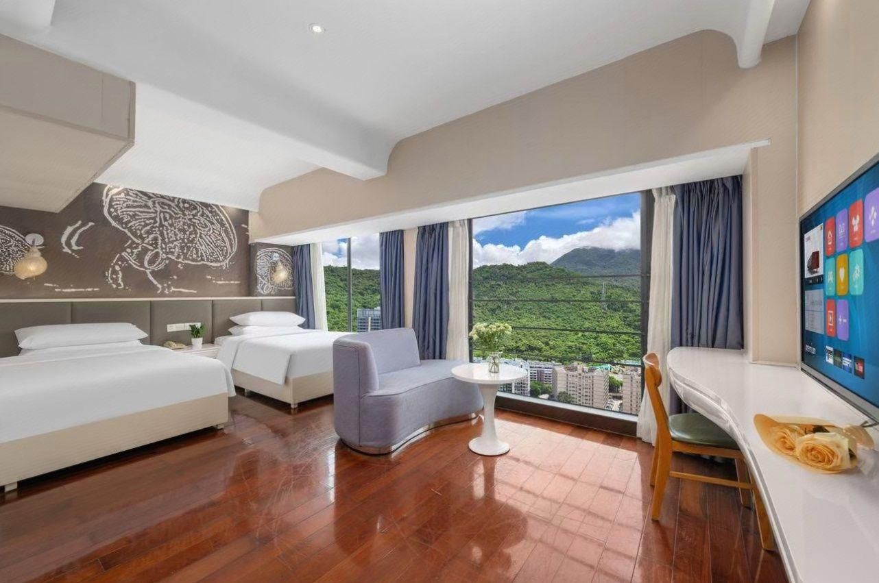 Shenzhen Haohai Hotel Apartment (Shenzhen Zhongying Street Yantian Port West Metro Station Branch) - שנג'ן - חדר שינה