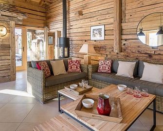 Chalet Hauteluce- Saisies-Contamines private indoor pool sauna lift - Hauteluce - Salon