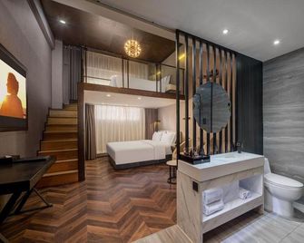 Towo Shangpin Hotel Xi'an - Xi'an Line 1 Kaiyuanmen Metro Station - Xi'an - Κρεβατοκάμαρα
