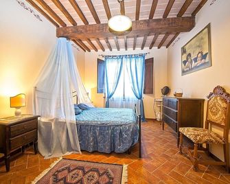La Lepre swimming pool flat with 3 bedrooms and two bathrooms - Foiano della Chiana - Bedroom