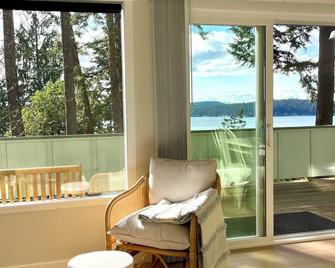Water view 2-bedroom cottage in La Conner - La Conner - Balkón
