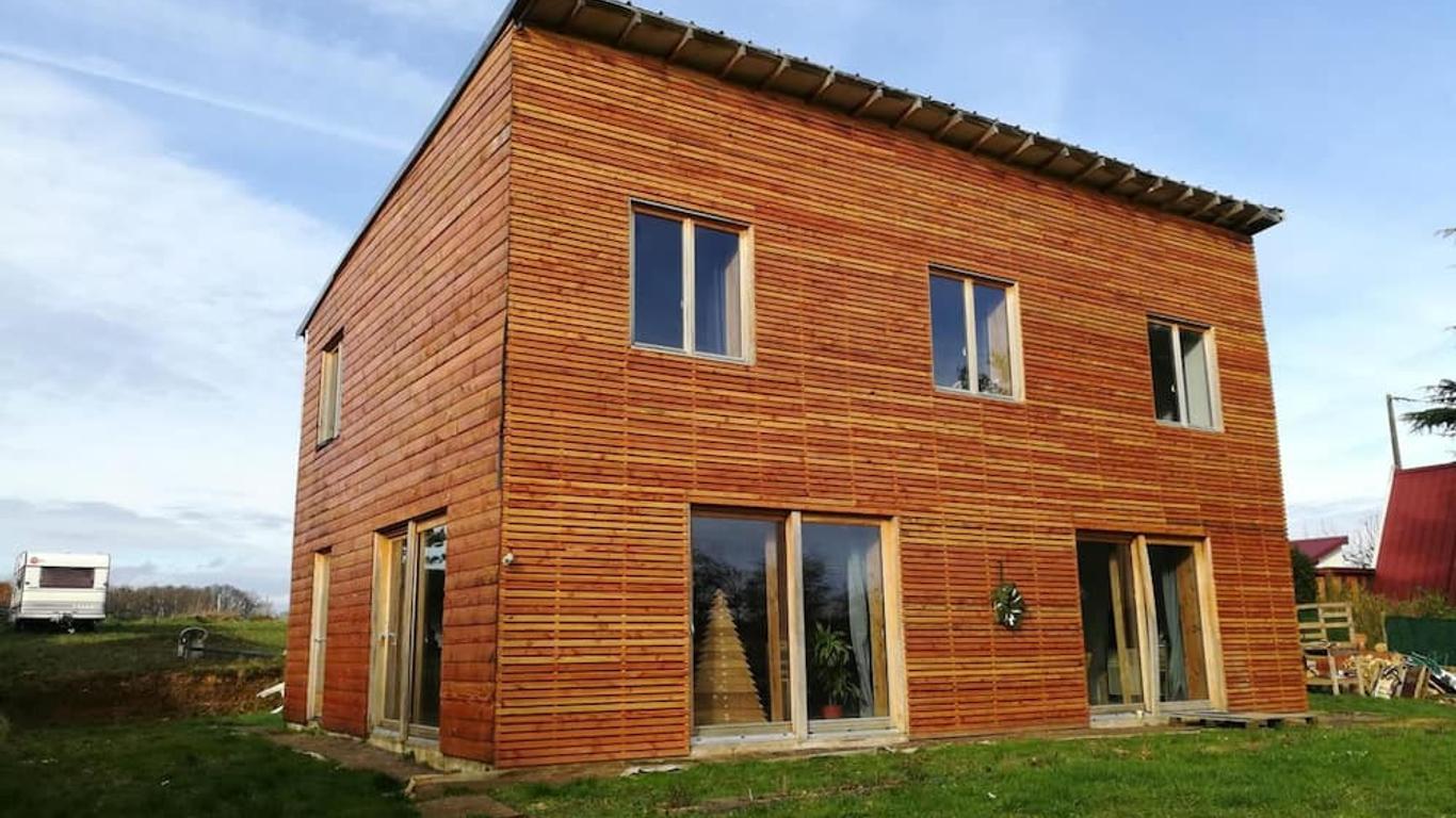 Maison ecologique en paille