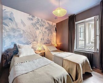 Appart Hôtel de la baie - Saint-Jean-le-Thomas - Bedroom