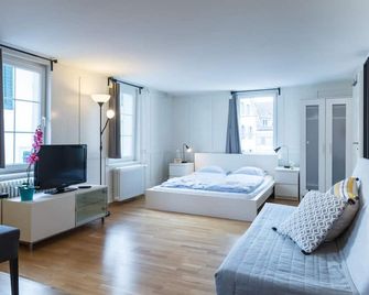 Zg Zeughausgasse I - Hitrental Apartment - Zug - Bedroom