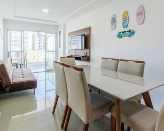 Beautiful apt Just 400m From Praia do Morro Cve402 - Guarapari - Dining room