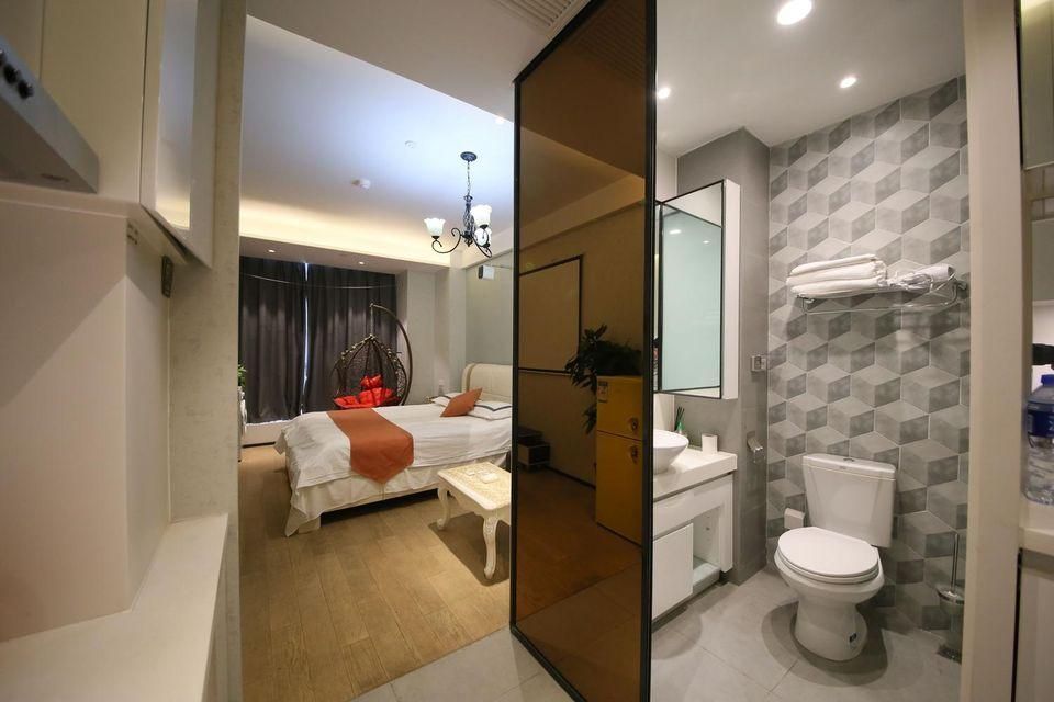 Berlin Boutique Hotel Apartment (Nanjing Tianlong Temple Metro Station) - Nankín - Habitación