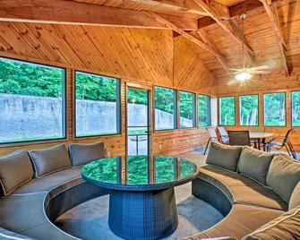 Boat Dock, Game Room Lakefront Sunrise Beach Home - Sunrise Beach - Living room