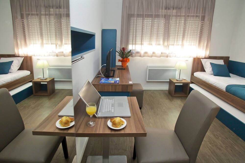 Appart Hotel Odalys City Tours Le Jardin des Lettres - טור - חדר שינה