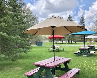 Hilltop Lodge Standard Queen - Room 105 - Internationaal Falls - Binnenhof