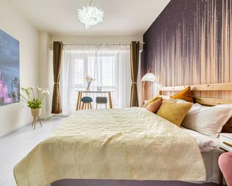 Manhattan Apartment Hotel-Style B&B (Harbin Central Street Branch) - Harbin - Camera da letto