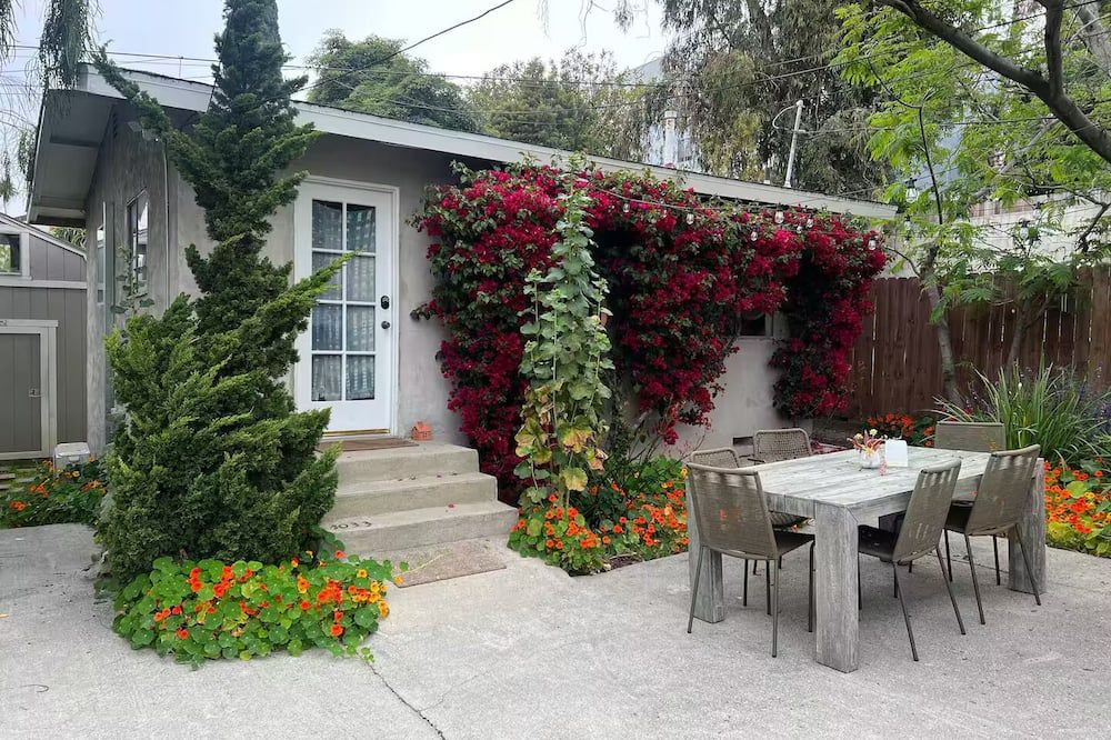 Charming back house in walkable Los Feliz - Los Ángeles - Patio