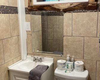 Cosy cabin with lake views from patio sleeps 6! - Trumansburg - Bathroom