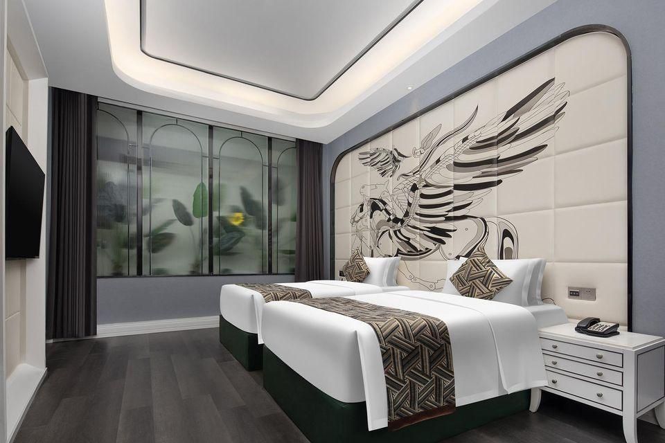 Changsha 1896・grandstand Hotel (Wuyi Square Ifs Guojin Center Branch) - צ'נגשה - חדר שינה