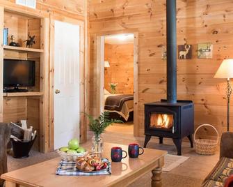 Cozy Two Bedroom Cabin Near Smuggler's Notch - Jeffersonville - Living room