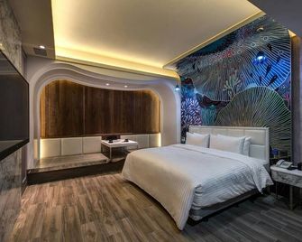 Point Motel - Taoyuan City - Kamar Tidur