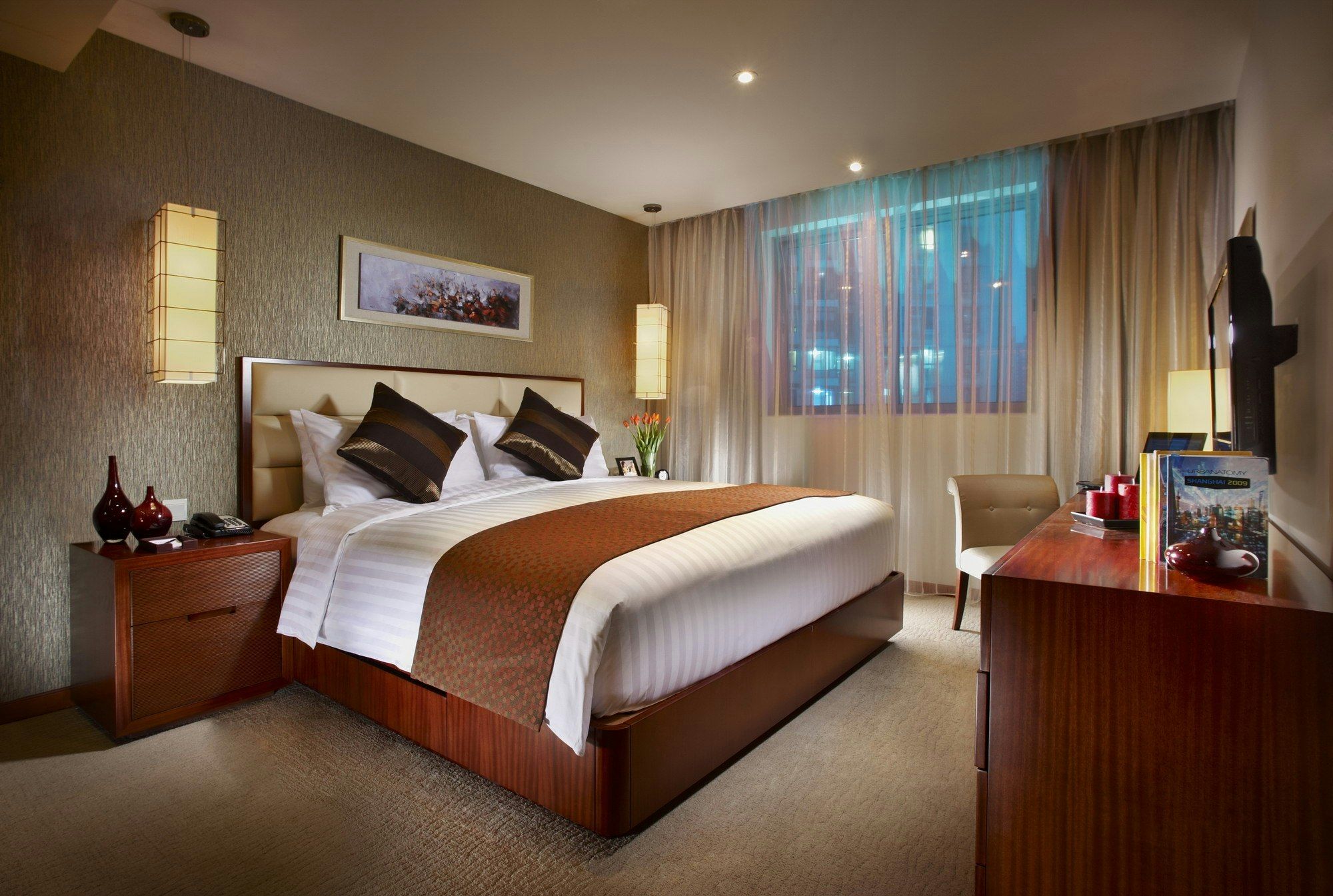 أوك وود ريزيدنس شغنهاي - شنغهاي - غرفة نوم