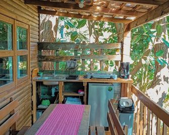 Eco Cabin with Lake View - San Juan La Laguna - Patio